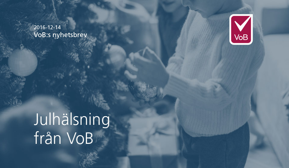 Julhälsning från VoB